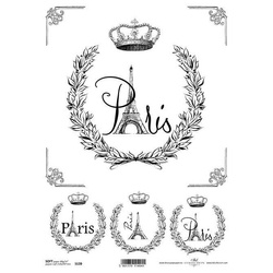 Decoupage-Papier SOFT - ITD-S0120 Paris