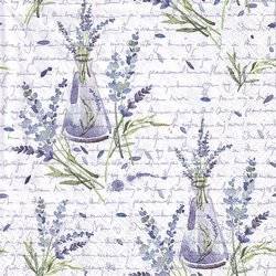 Decoupage Serviette 33x33cm - Lavanda in Bottiglie lavendel