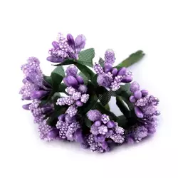 Dekorativer Blumenstrauß - lila Lavendel