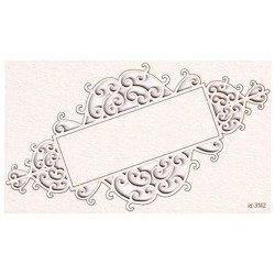 Dekorpappe Die Cut Chipboard Rahmen/Paneel 02 - Idea d'oro - Scrapiniec