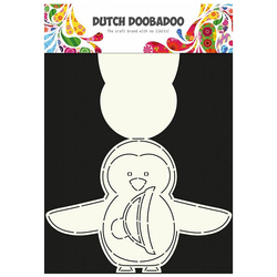 Dutch Doobadoo Pausschablone und Schneidevorlage - Pinguin - Kartenbasis