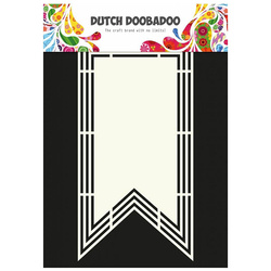 Dutch Doobadoo Schablone zum Abpausen und Ausschneiden - Flagge / Banner