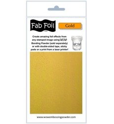 Fabulous Foil Transferfolie - Wow! - Bright Gold - Helles Gold