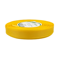 Farbband / Ripsband 12mm gelb 23m