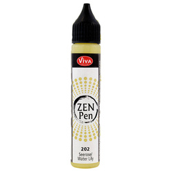 Farbe mit Applikator für Punkte Zen Pen - Viva Decor - Gelb