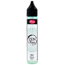 Farbe mit Applikator zum Setzen von Punkten Zen Pen - Viva Decor - Mint