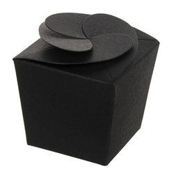 Geschenkbox Blume schwarz - RzP