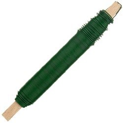 Grüner Blumendraht 0,7 mm