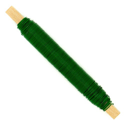 Grüner Blumendraht 0,7mm 100g