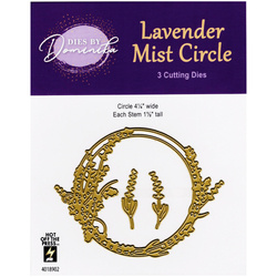 HOT OFF THE PRESS - Stanzform Präge Stanzschablone Cutting Die, Lavender Mist Circle Frame