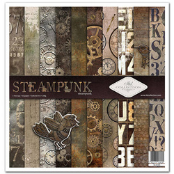 ITD COLELECTION Satz von 11St Scrapbooking-Papieren, 30x30 cm Steampunk