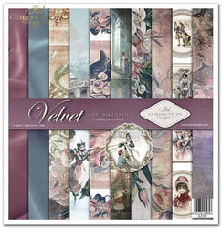 ITD COLLECTION Setz 11Stk 30x30cm Scrapbooking Papier - Velvet - a soft warm touch