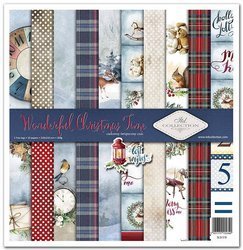 ITD COLLECTION Setz 11Stk 30x30cm Scrapbooking Papier Wonderful Christmas Time