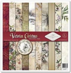 ITD COLLECTION Setz von 11Stk 30x30cm Scrapbooking Papier - Victorian Christmas