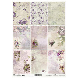 ITD Reispapier Decoupage Bastelpapier R1218, Malerei, Pferde