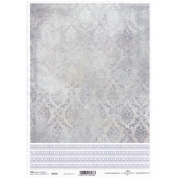 ITD Reispapier Decoupage Bastelpapier Serviettentechnik-R2226 Damastschablonen