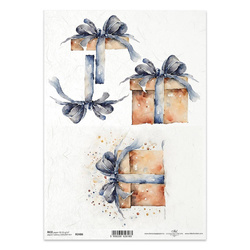 ITD Reispapier Decoupage Bastelpapier Serviettentechnik-R2486 Geschenk, 3D-Effekt