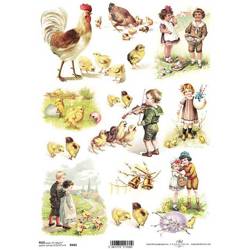 ITD Reispapier Decoupage Bastelpapier Serviettentechnik-R483 Ostern