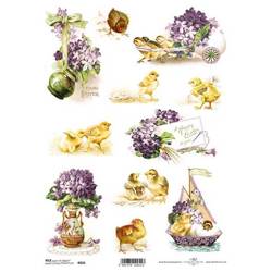 ITD Reispapier Decoupage Bastelpapier Serviettentechnik-R826 Ostern