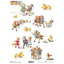 ITD Reispapier Decoupage Bastelpapier Softpapier Serviettentechnik, Kinder R1082