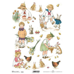 ITD Reispapier Decoupage Bastelpapier Softpapier Serviettentechnik, Kinder R1086