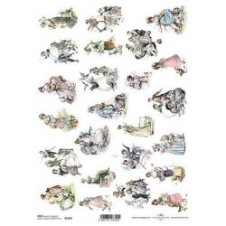 ITD Reispapier Decoupage Bastelpapier Softpapier Serviettentechnik, Kinder R1331