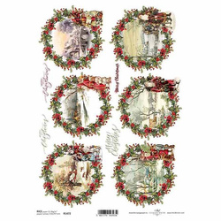 ITD Reispapier Decoupage Bastelpapier Softpapier Serviettentechnik, Landschaft R1472