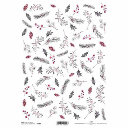 ITD Reispapier Decoupage Bastelpapier Softpapier Serviettentechnik, Zweig R1483