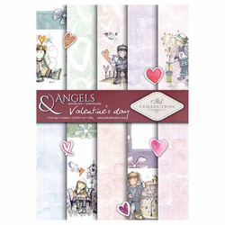 ITD Set 6 Stk A4 doppelseitig Scrapbooking Papier 200g, Valentine's Day SCRAP-033