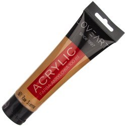 LOVEART 100ML Acrylfarbe Malfarbe Künstlerfarbe Malen Farbe, Raw sienna 601 - hellbraun