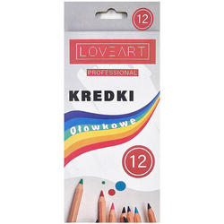 LOVEART - Bleistiftkreiden 12 Stück