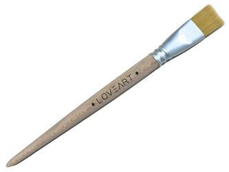 LOVEART Flachpinsel aus Nylon - R. 2