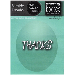 MEMORY BOX Stanzformen Set Stanzschablone Scrapbooking Die Cut, Seaside Thanks 94447