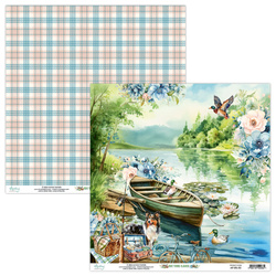 MINTAY 30x30cm doppelseitig Scrapbooking Craft Papier 240g - By The Lake 03