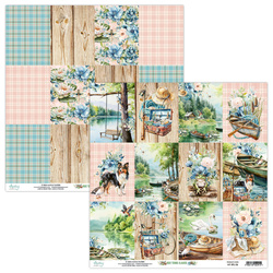 MINTAY 30x30cm doppelseitig Scrapbooking Craft Papier 240g - By The Lake 06