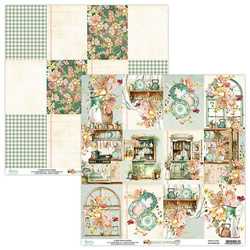 MINTAY 30x30cm doppelseitig Scrapbooking Craft Papier 240g, Nana's Kitchen 06