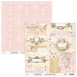 MINTAY 30x30cm doppelseitig Scrapbooking Craft Papier 240g -  See You In Paris 04