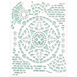 MINTAY Mixed Media Schablone STENCIL für Decoupage Scrapbooking Ornamentik