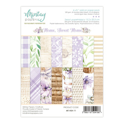 MINTAY Set  24 Blatt 15x20 doppelseitig Scrapbooking Papier - Sweet Home