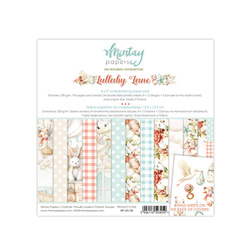 MINTAY Set 24Stk 15x15cm doppelseitig Scrapbooking Papier 240g - Lullaby Lane