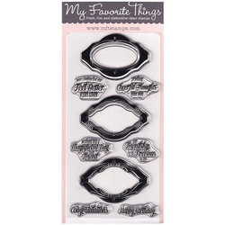 MY FAVORITE THINGS Transparent Stempel Motivstempel - Vintage Frames Rahmen