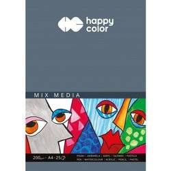 Malblock A4 - Mix Media - 25 Blätter. 200g