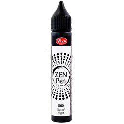 Malen mit Applikator, um Punkte zu machen Zen Pen - Viva Decor - Schwarz