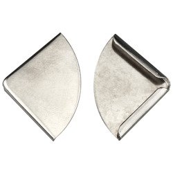 Metallecke für Alben - nickel - 21 mm - 1 Stück A22B