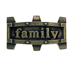 Metallverzinkte Dekoration - Rahmen Amazing Family