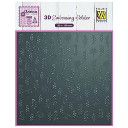 NELLIE'S CHOICE Embossing Folder Prägefolder Prägeschablone, EF3D98 Zweige