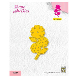 NELLIE'S Stanzform Präge Stanzschablone Cutting Die, Blumen SD254