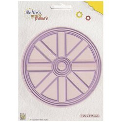 NELLIES Stanzform Präge Stanzschablone Scrapbooking Cutting Die,  Kaleidoskop-Rad MFD117