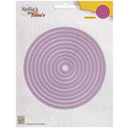 NELLIES Stanzform Präge Stanzschablone Scrapbooking Cutting Die, Kreise MFD123