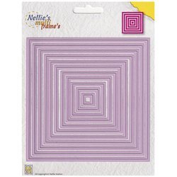 NELLIES Stanzform Präge Stanzschablone Scrapbooking Cutting Die, Quadrate 119